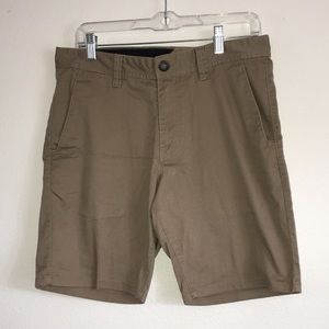 Volcom khaki men's shorts 30 waist